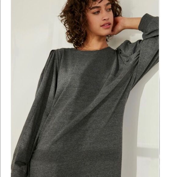 Urban Outfitters Silence Noise Shirred Tunic Dress - Picture 4 of 6